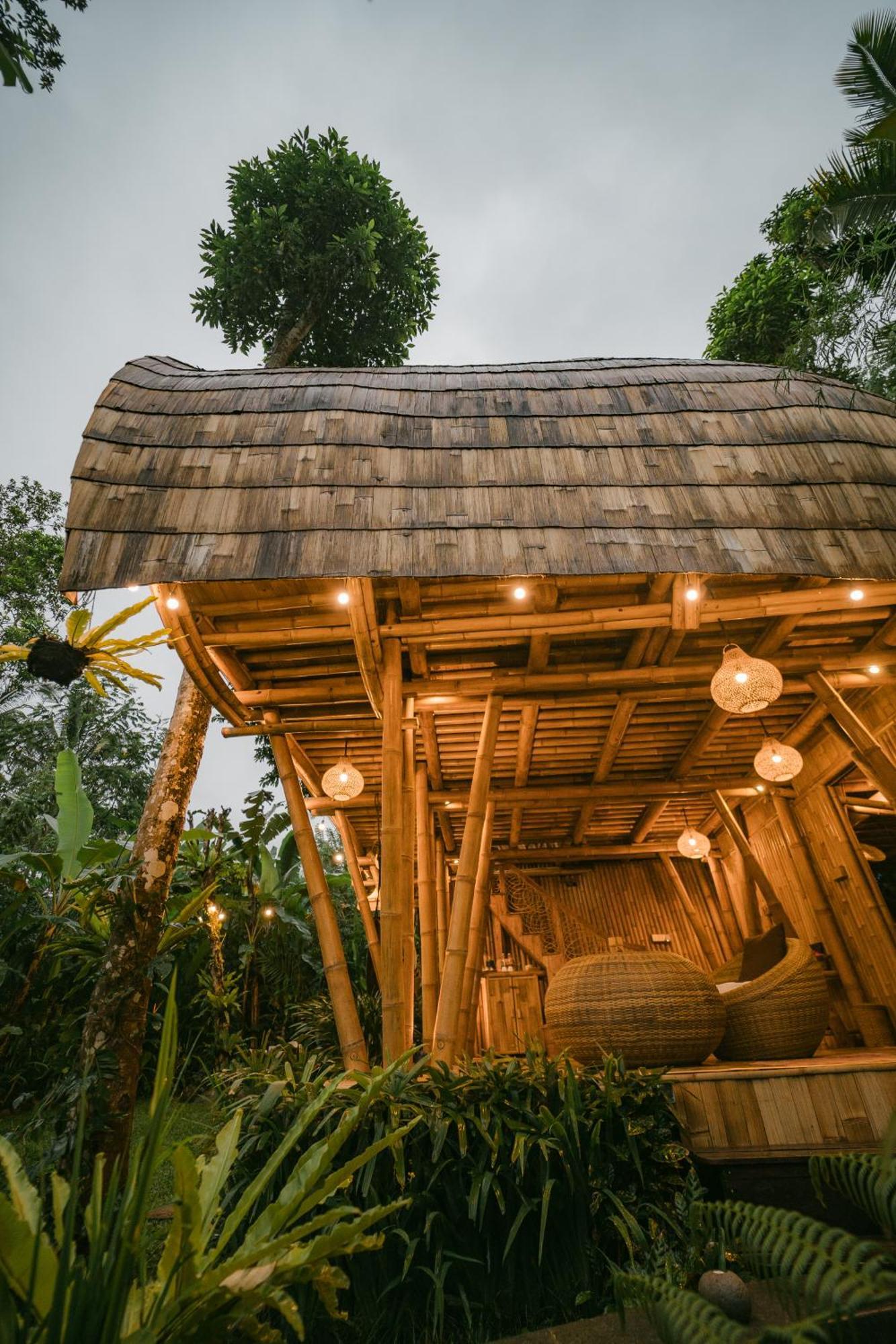 Alamvaya Bali Bamboo House Βίλα Sidemen  Εξωτερικό φωτογραφία